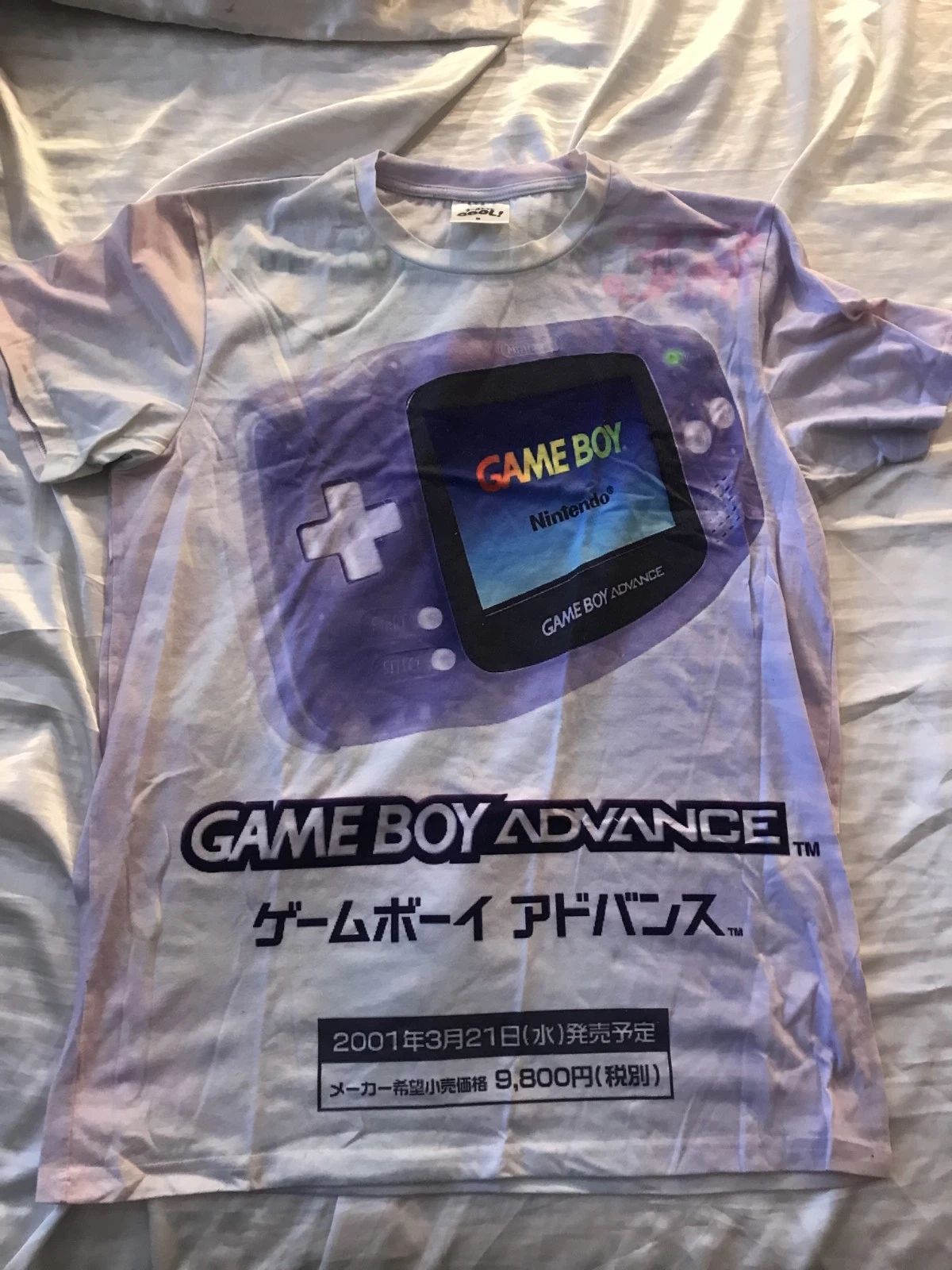 COOL SHIRTZ! Game Boy Advance GBA Graphic Short Sleeve T-Shirt Size M
