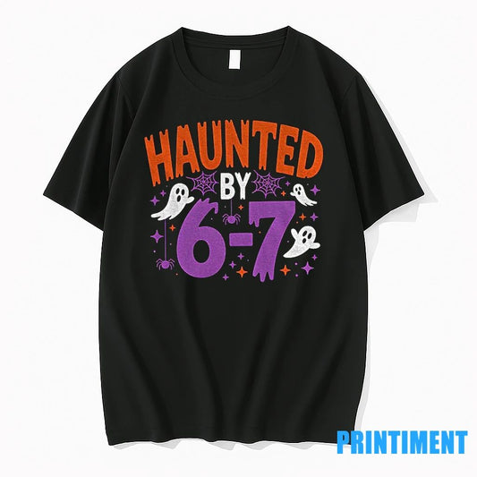 Haunted By 6 7 Halloween Spooky Ghost Tshirts Sweater