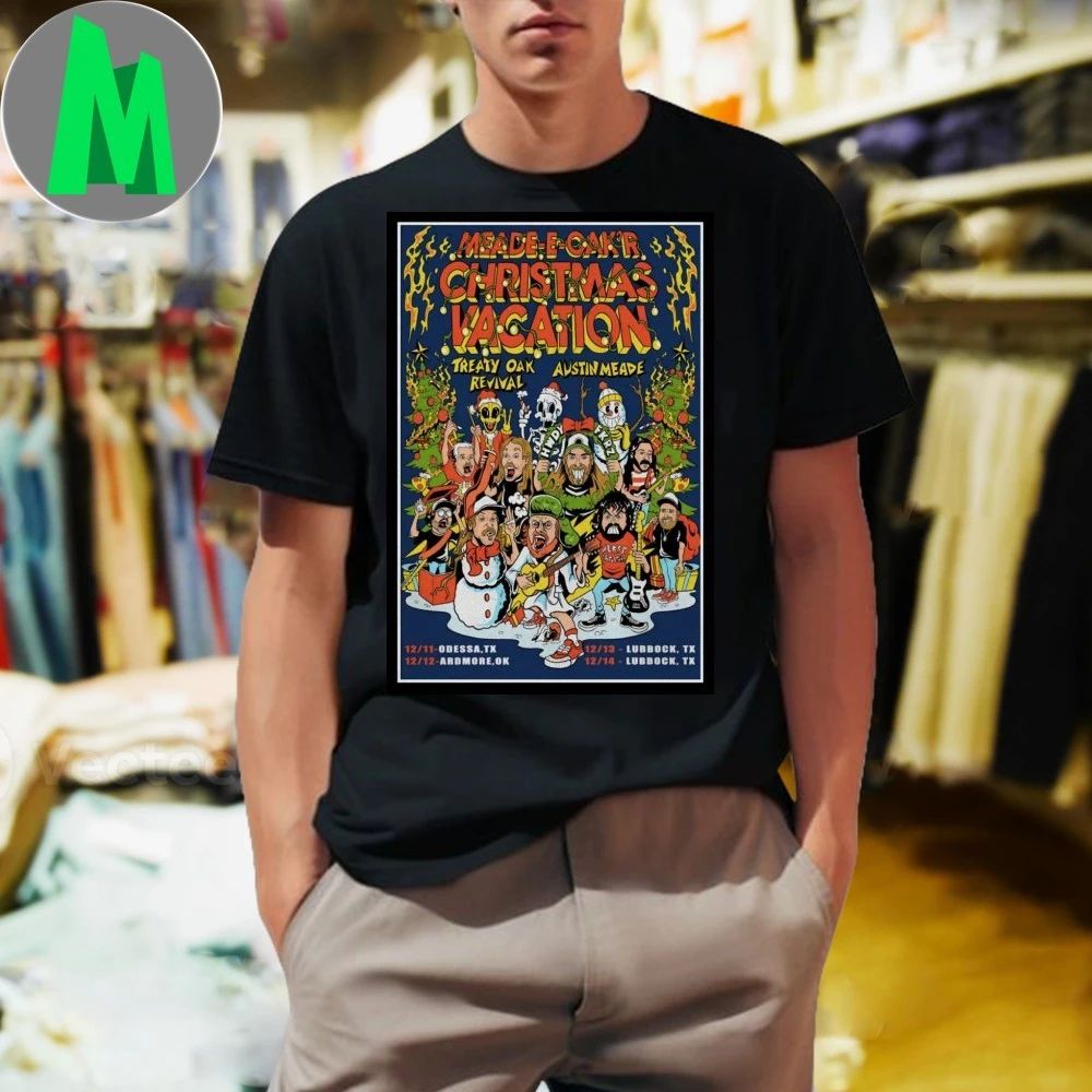 Meade-E-Oak’r Christmas Vacation Dec 12 2025 Ardmore OK Poster Shirt