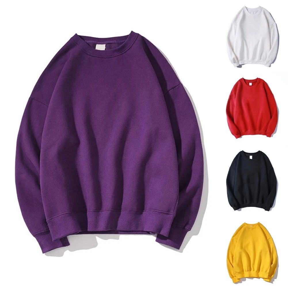 For Daily Wear Casual Sweatshirt Loose Fit Hoodie Comfortable Wear O Neck D
