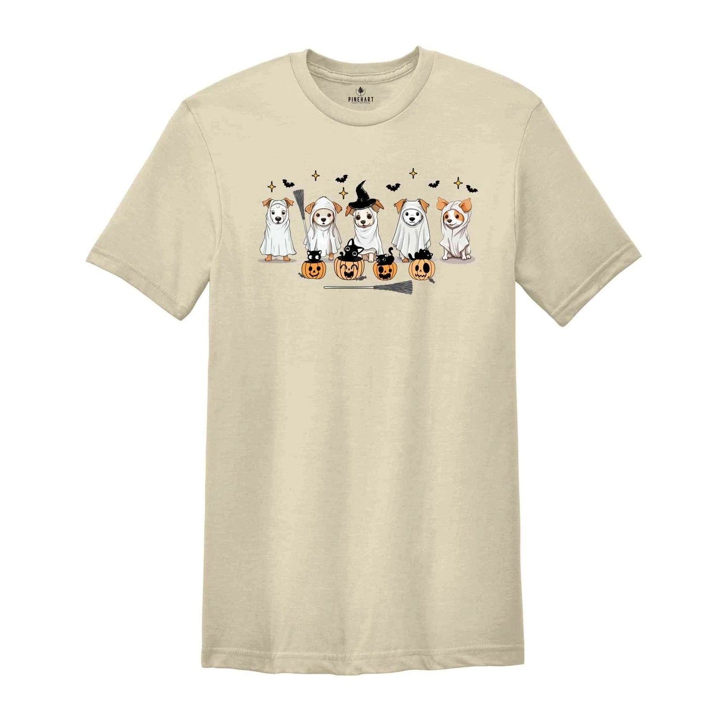 Cute Ghost Dog Shirt, Dog Lover Shirt, Spooky Dogs Shirt, Spooky Season Shirt, D