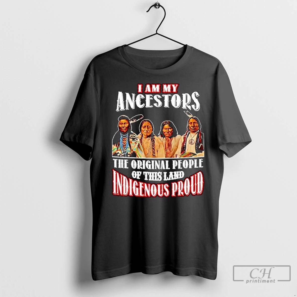 Classic Native American I Am My Ancestors The People Of This Land Indigenous Proud Ornaments