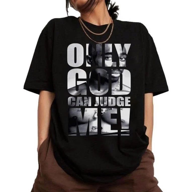 Retro Only God Can Judge Me Trendy Graphic Custom Unisex T-Shirt