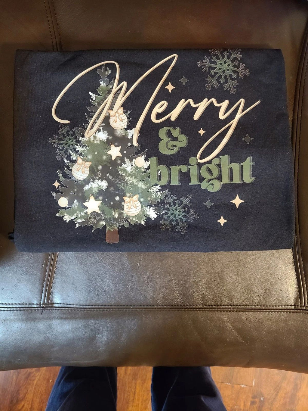 Handmade Merry Christmas T-shirt
