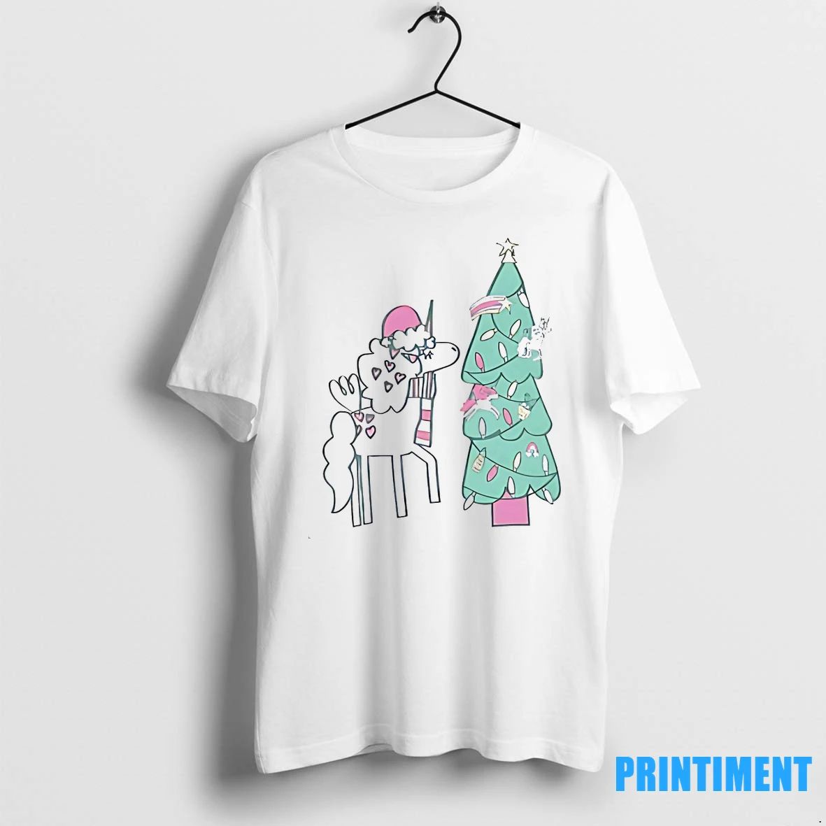 Unicorn Decorating Christmas Tree Holiday Magic Tshirts Sweater