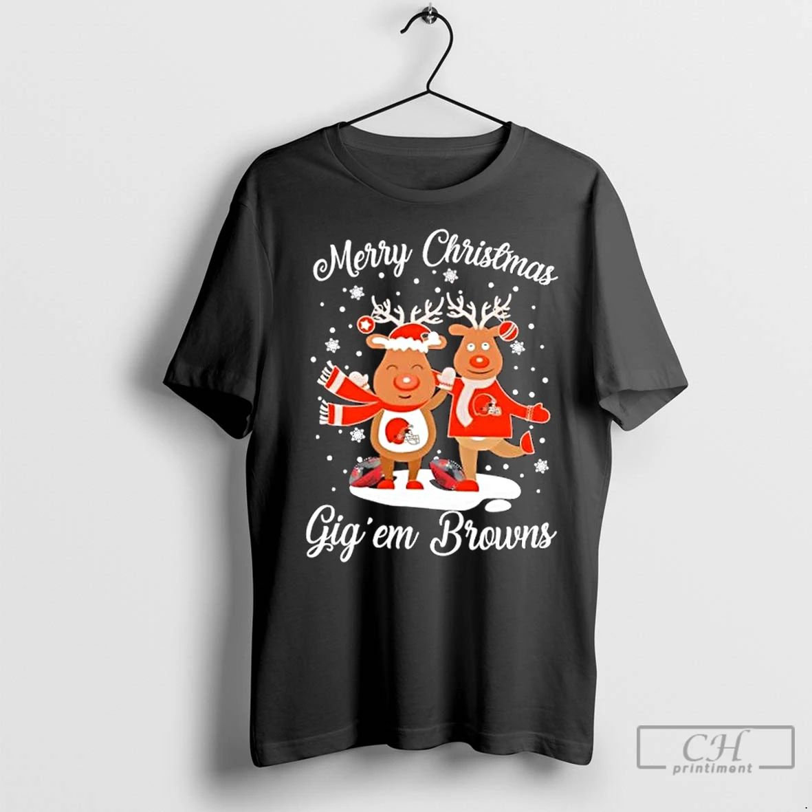 Premium Merry Christmas Gig Em Cleveland Browns Football