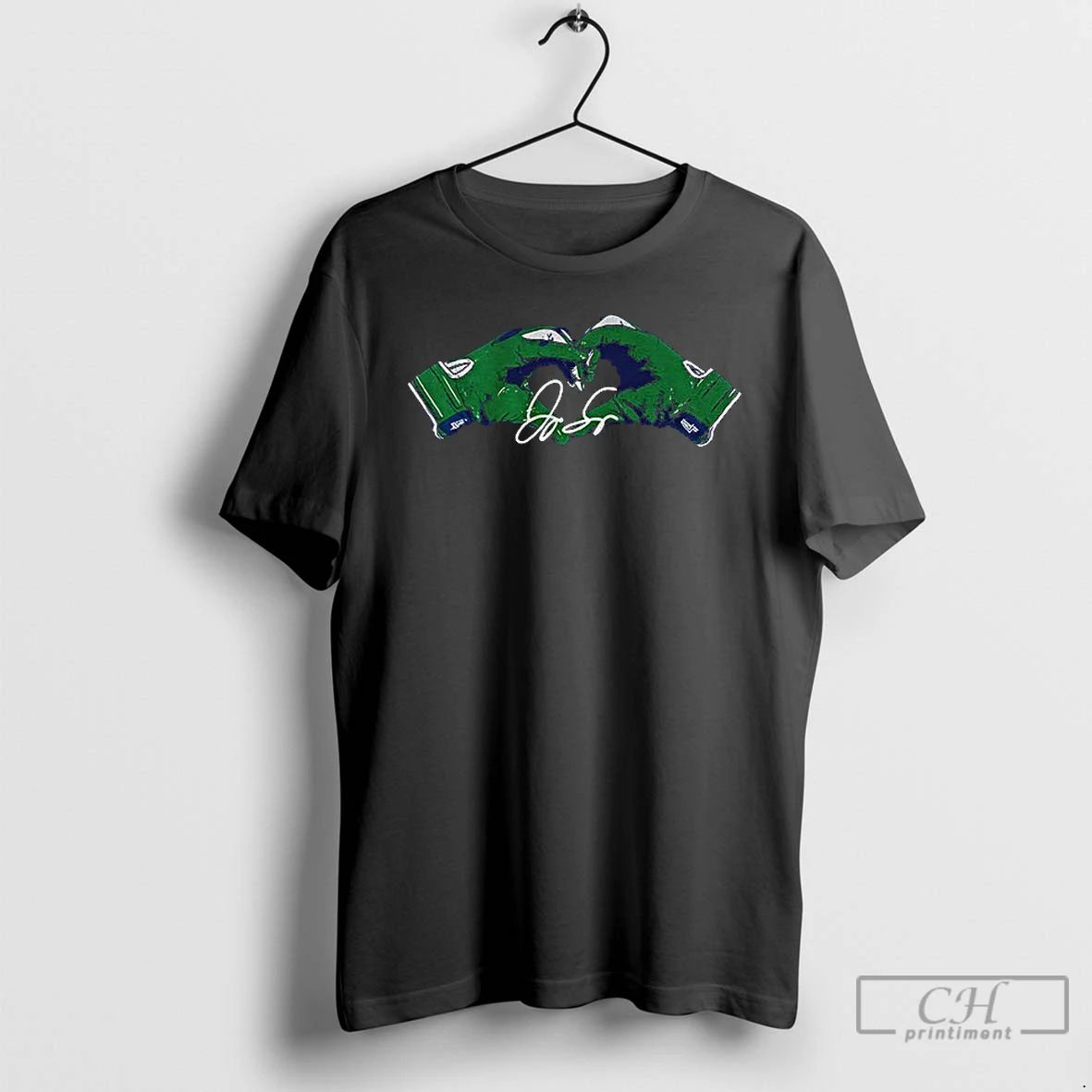 Classic George Springer Green Heart Hands Toronto Blue Jays T Shirts