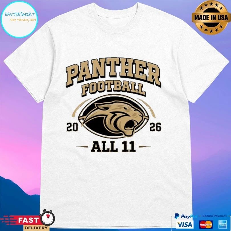 Plano East Crown Trio Panther Football All 11 2026 T-shirt