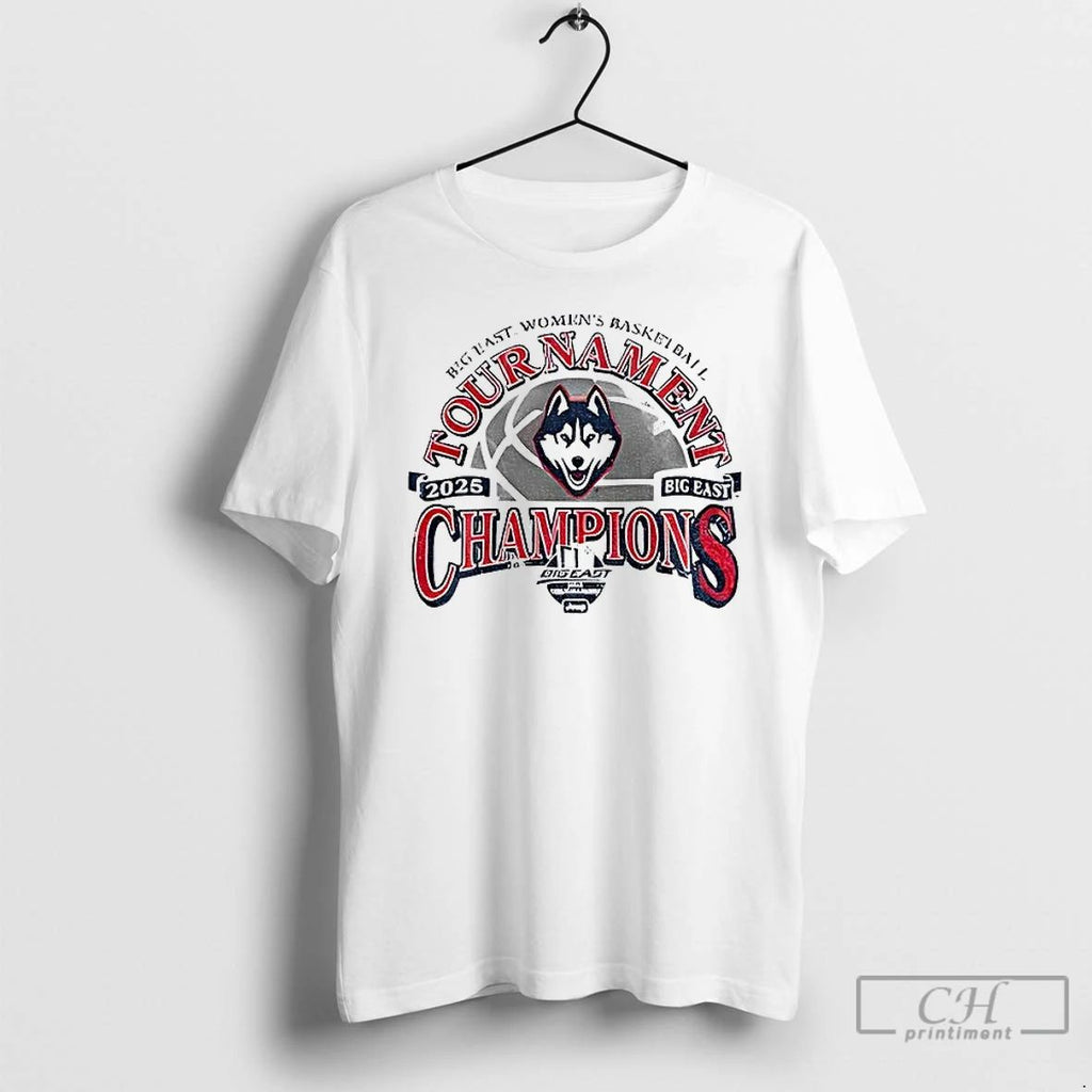 Premium Uconn Womens Basketball 2024 25 Big East Wbb Tournament Champions T Shirts