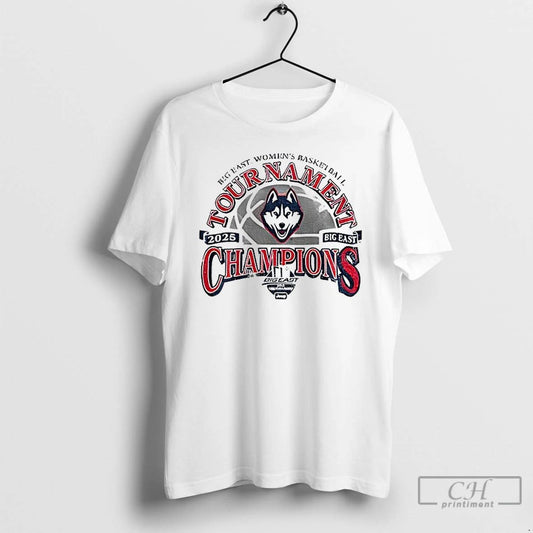 Premium Uconn Womens Basketball 2024 25 Big East Wbb Tournament Champions T Shirts