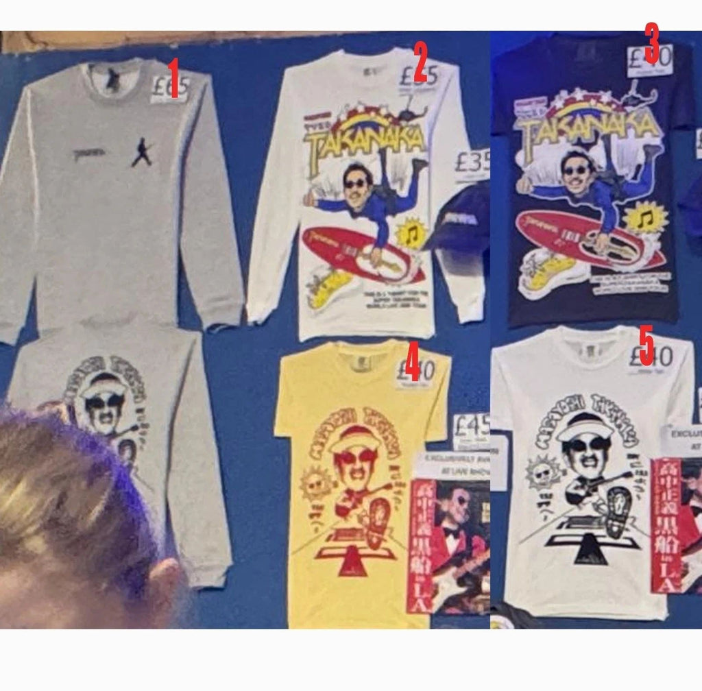 Masayoshi Takanaka Super Takanaka World Tour 2026 T Shirt Reprint