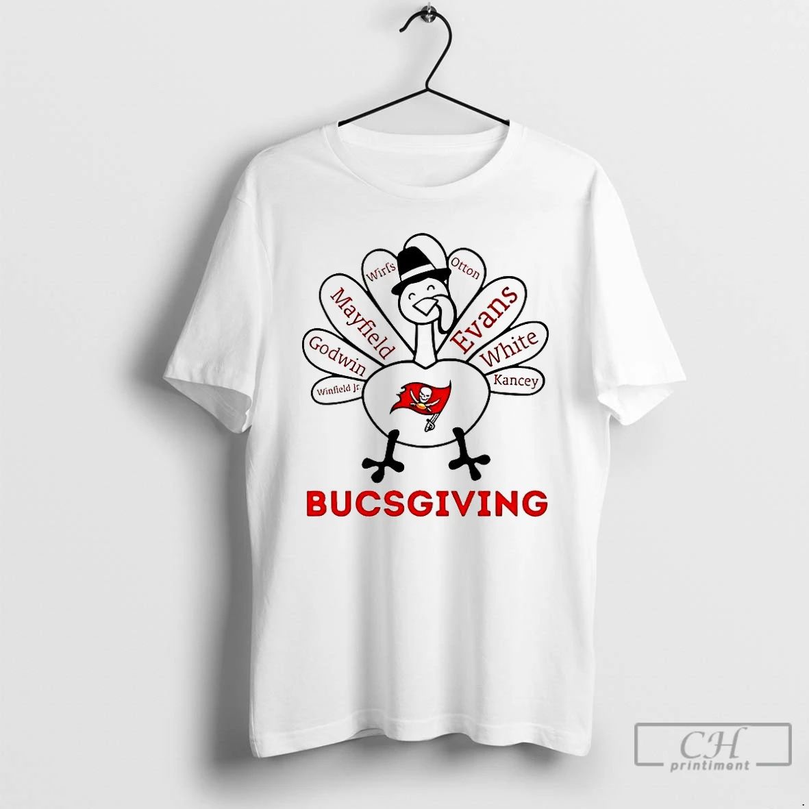 Premium Tampa Bay Buccaneers Turkey Bucsgiving Thanksgiving With Heroes T Shirts