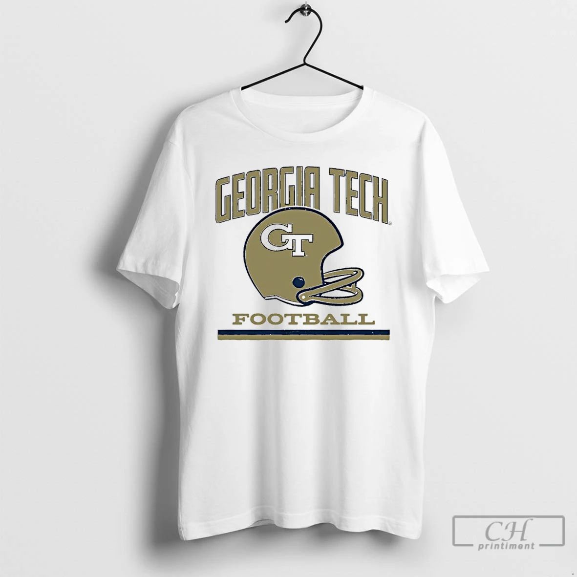 Classic Georgia Tech Football Helmet T Shirts