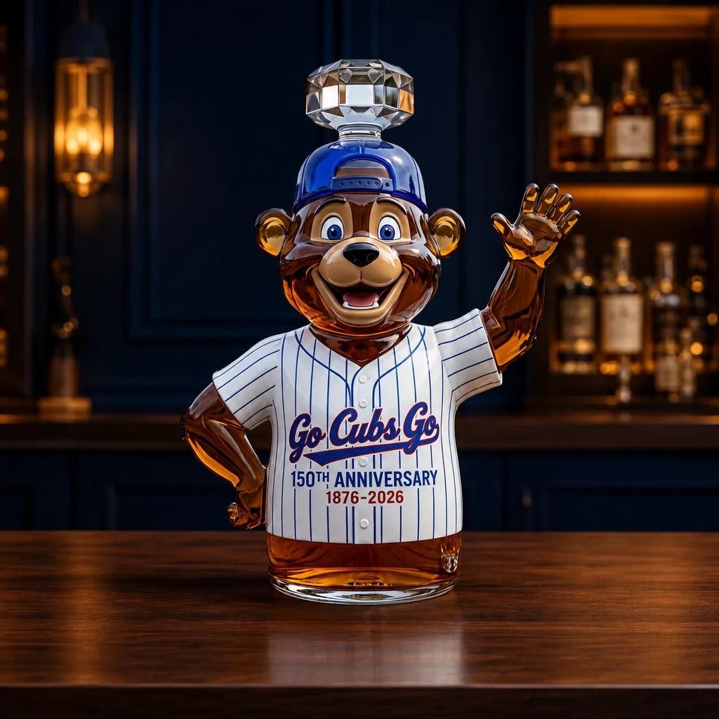 Go Cubs Go 150th Anniversary Bear Bottle