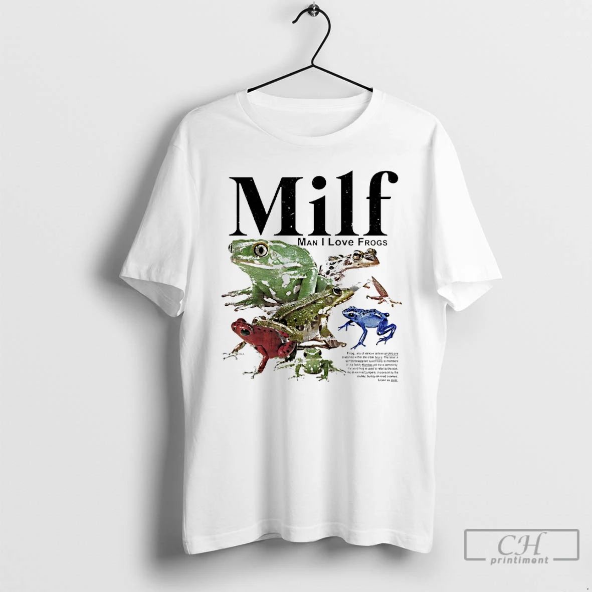 Premium Milf Man I Love Frogs T Shirts