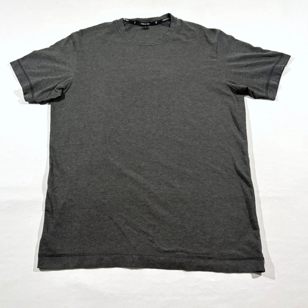 Public Rec Go-To T-Shirt Pima Cotton Gray Comfortable Soft Basic Tee Crew Sz S