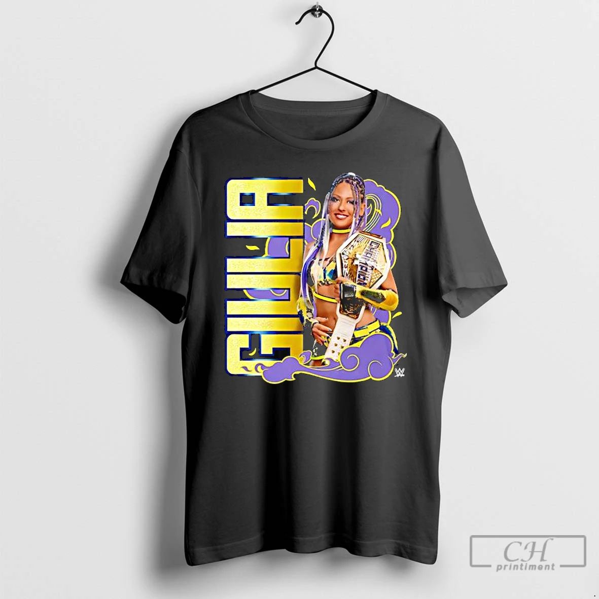 Premium Giulia Smoke Champion Graphic T Shirts