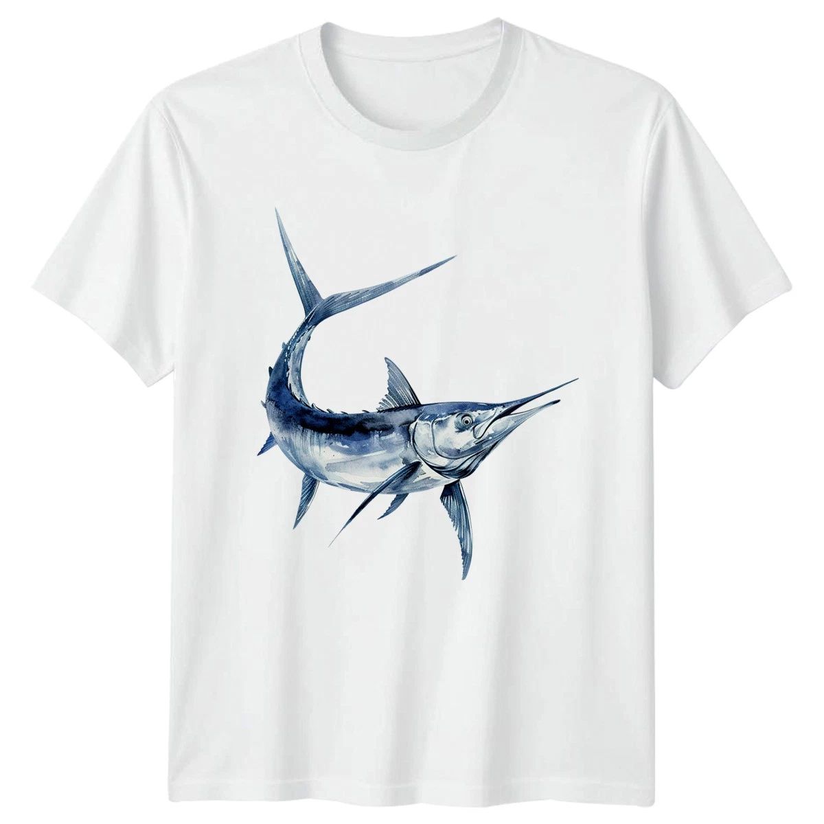 Blue Marlin T-Shirt Ocean Wildlife Gift For Him And Her