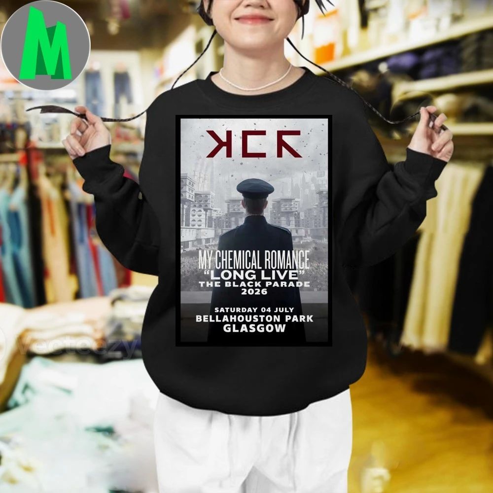 My Chemical Romance The Black Parade Glasgow Uk Jul 04 2026 Poster Shirt