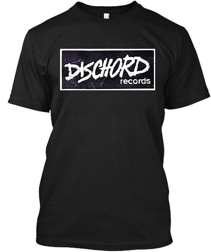 Limited New Popular Dischord Records American Classic Vintage Logo T-SHIRT S-4XL