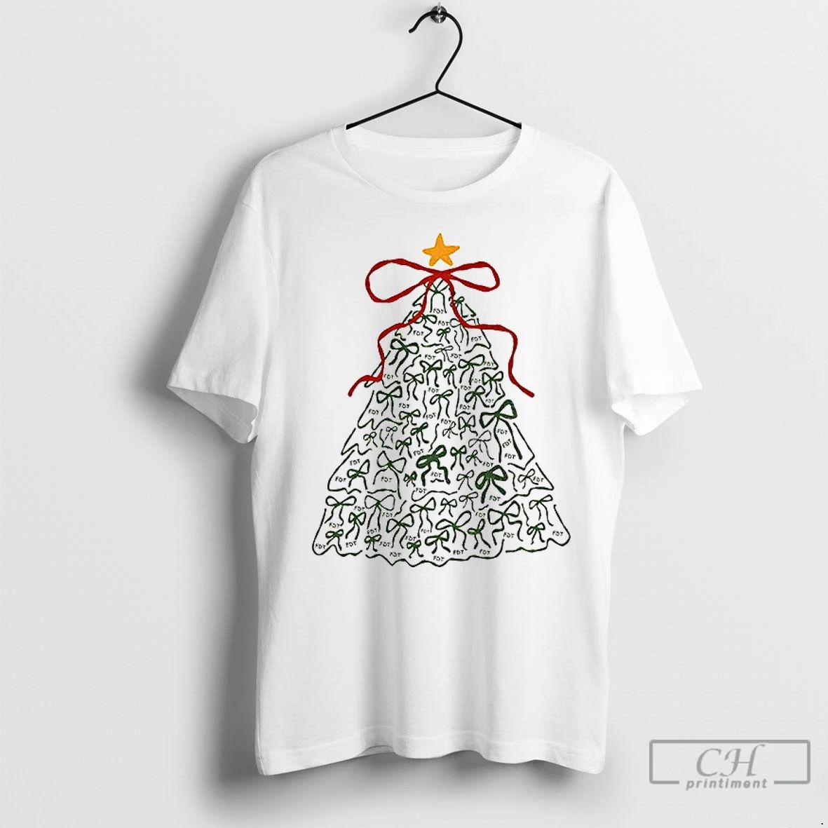 Classic Funny Christmas Tree Bow Fdt Political Humor Anti Trump