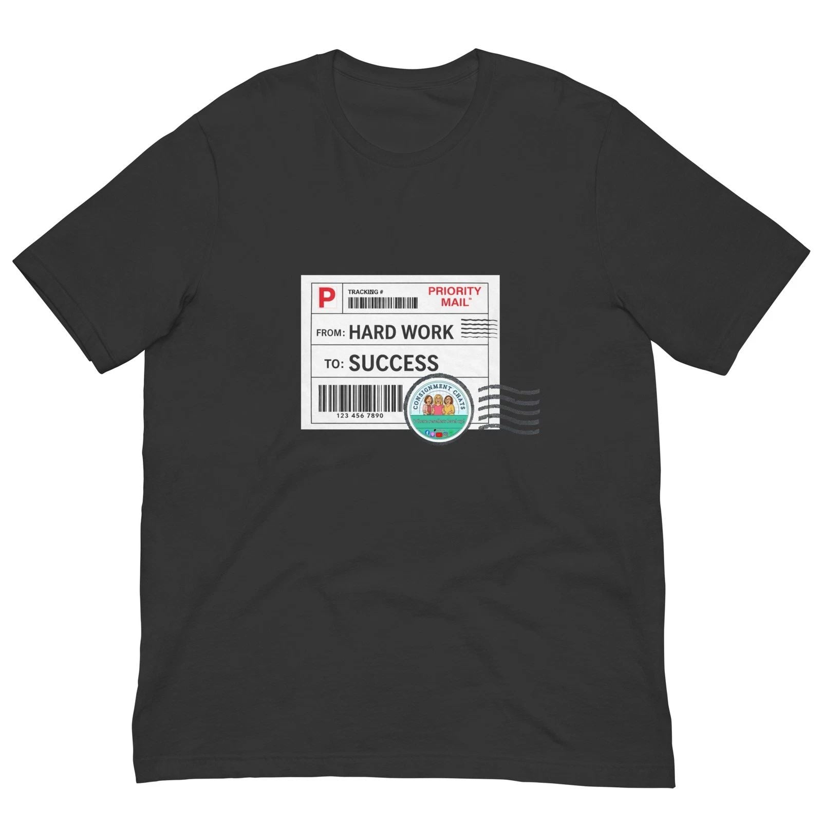 Shipping Label C-Chats Unisex t-shirt