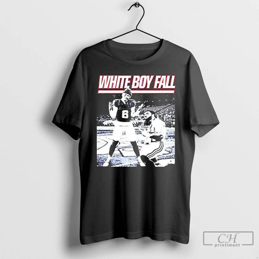 Premium Jaxson Dart And Cam Skattebo New York Giants White Boy Fall T Shirts