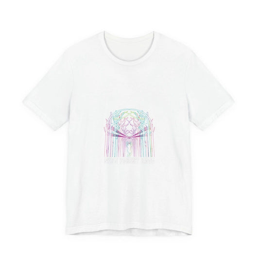 Neon Forest Glow Tee | psychedelic plant t-shirt, rave nature