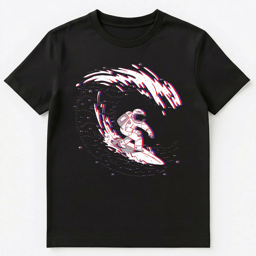Astronaut Surfing Space Unisex T-Shirt