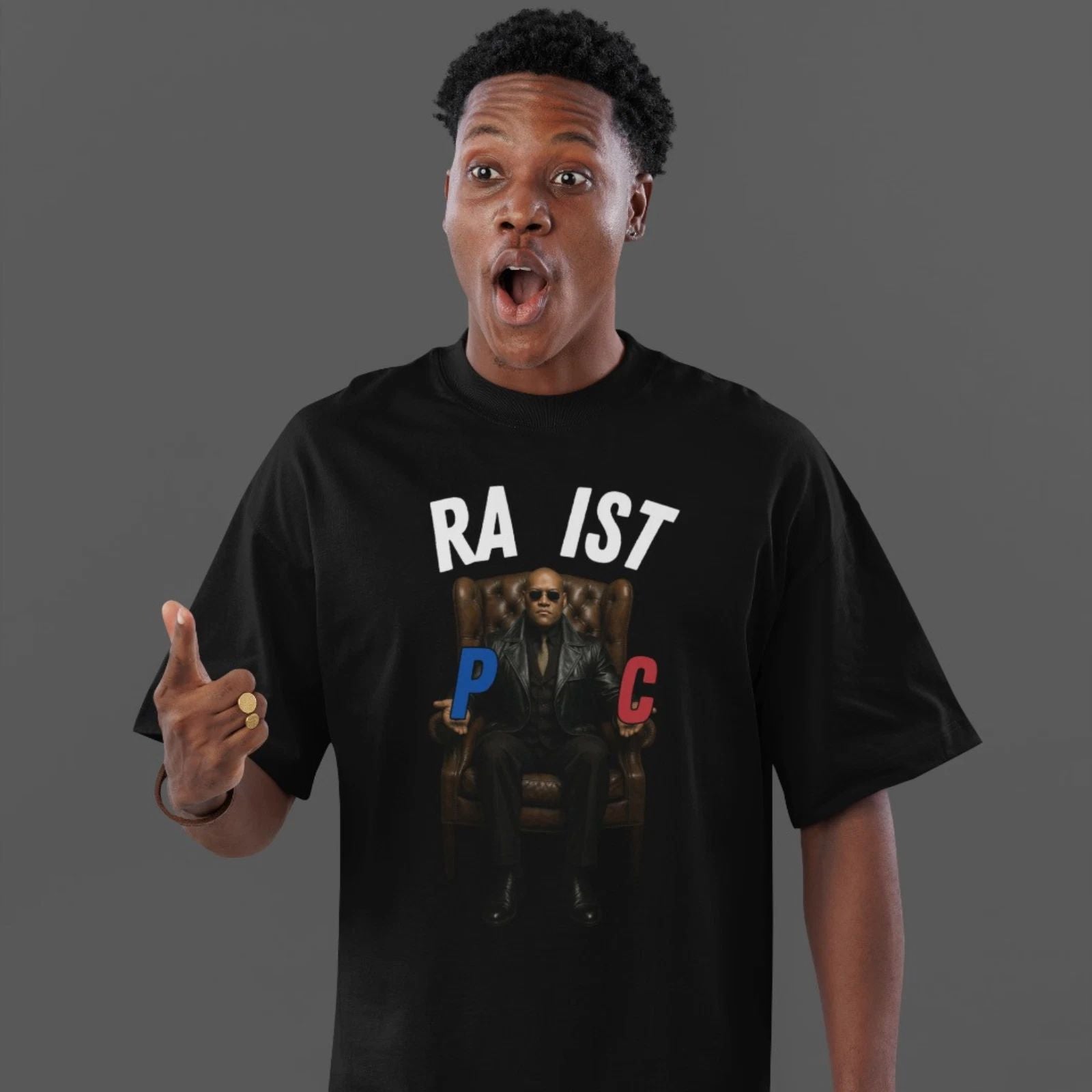 Red or Blue Choice T-Shirt – Funny Sci-Fi Inspired Parody Graphic Tee