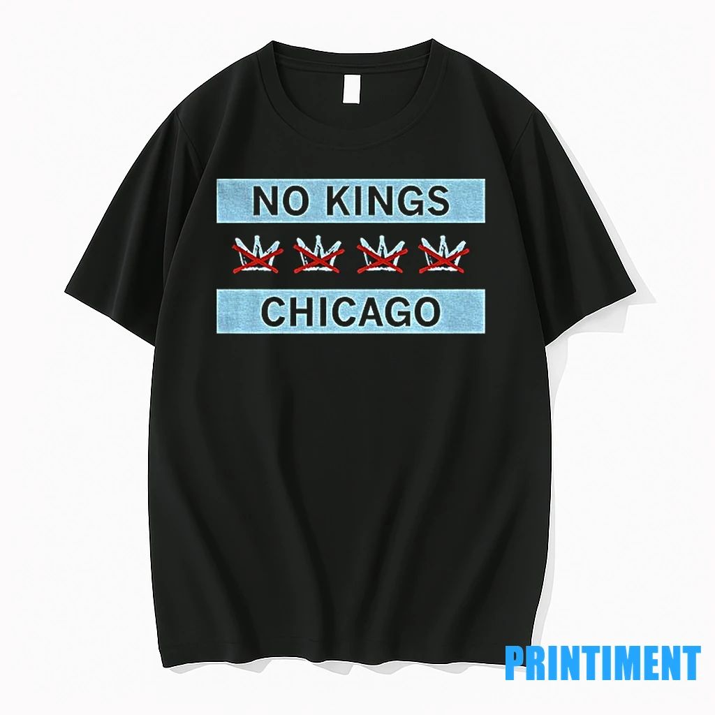 No Kings Chicago Flag Tshirts Sweater