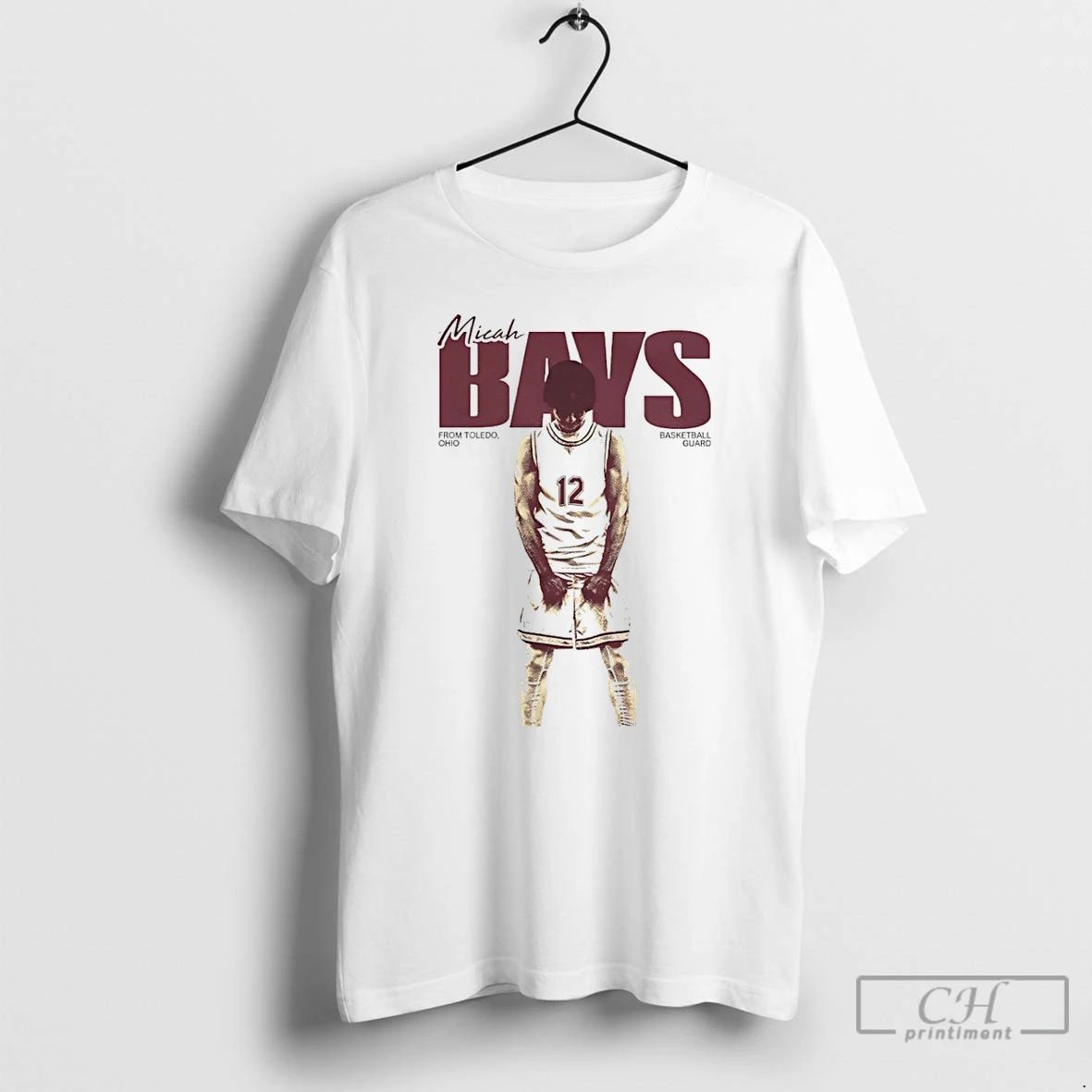 Premium Micah Bays Basketball Guard From Toledo Ohio Vintage T Shirts