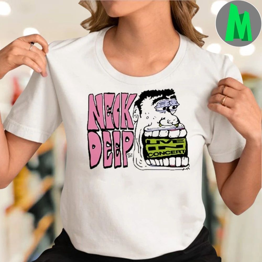 Live In Concert 2025 Neck Deep Shirt