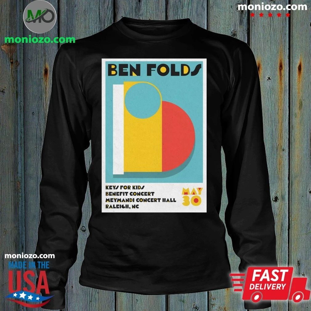 Ben Folds In Raleigh NC On May 30 2026 Event Poster Shirt