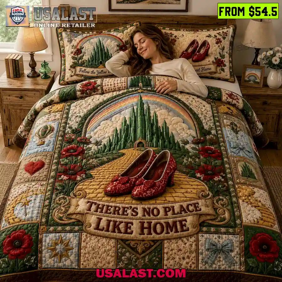 The Wizard Of Oz There’s No Place Like Home Quilt Bedding Set