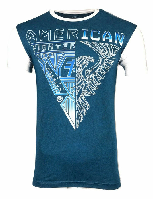 AMERICAN FIGHTER Mens T-Shirt FAIRBURN Athletic Training Biker MMA Gym 23