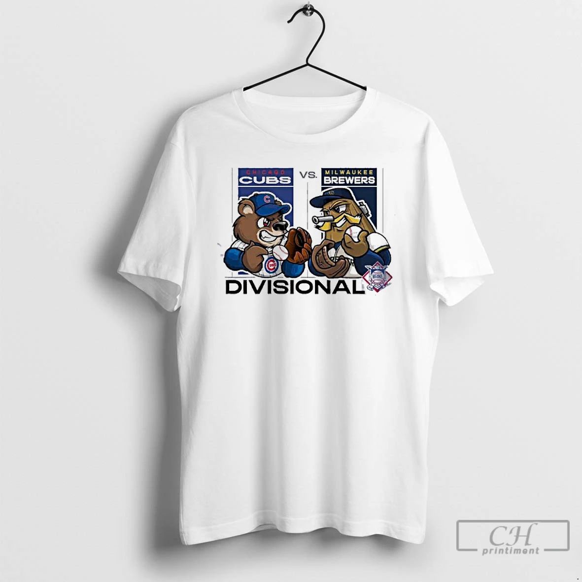 Premium Mascot Cubs Vs Brewers 2025 Nlds Matchup T Shirts