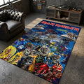 Iron Maiden Flight 666 Eddie Montage Rectangular Rug
