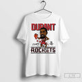 Classic Kevin Durant Caricature Houston Rockets T Shirts