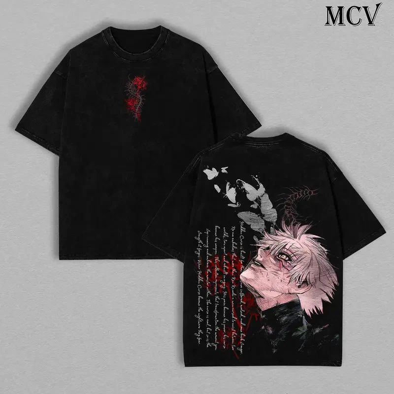 Ken Kaneki Tee � Tokyo Ghoul Vintage Dark Anime Streetwear T-Shirt