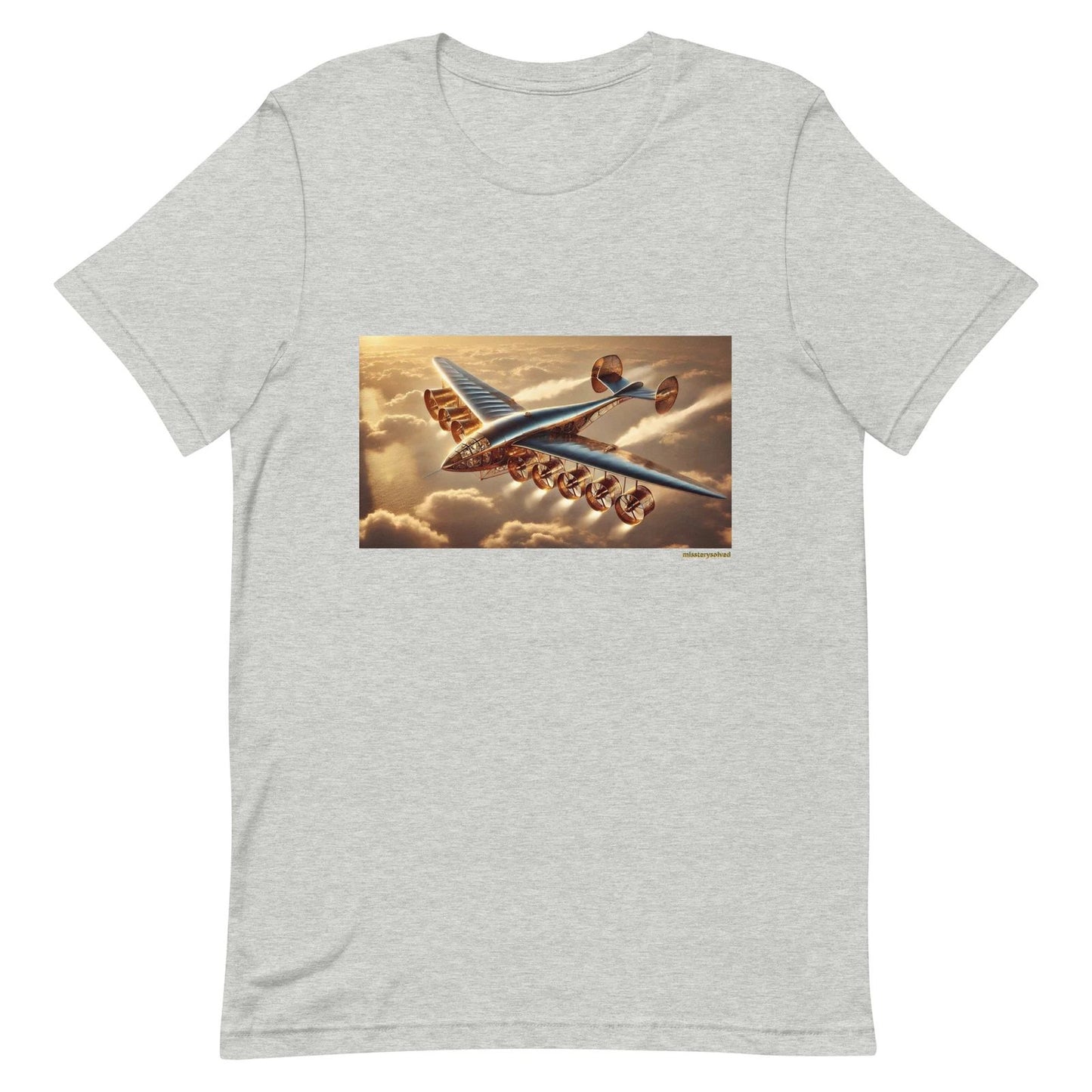 Graphic Print T-Shirt missterysolved SkyLoom – Steampunk Futuristic Aircraft