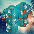 Miami Dolphins Hawaiian Shirt Floral Burst Design 188427