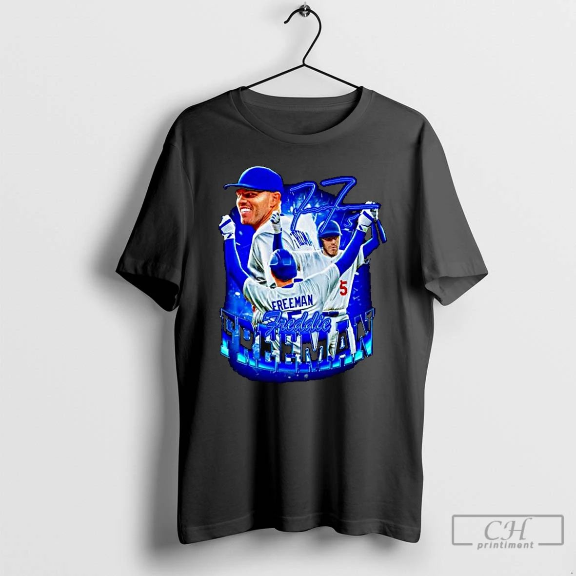 Classic Freddie Freeman Mlb Los Angeles Dodgers Signature Ornaments T Shirts