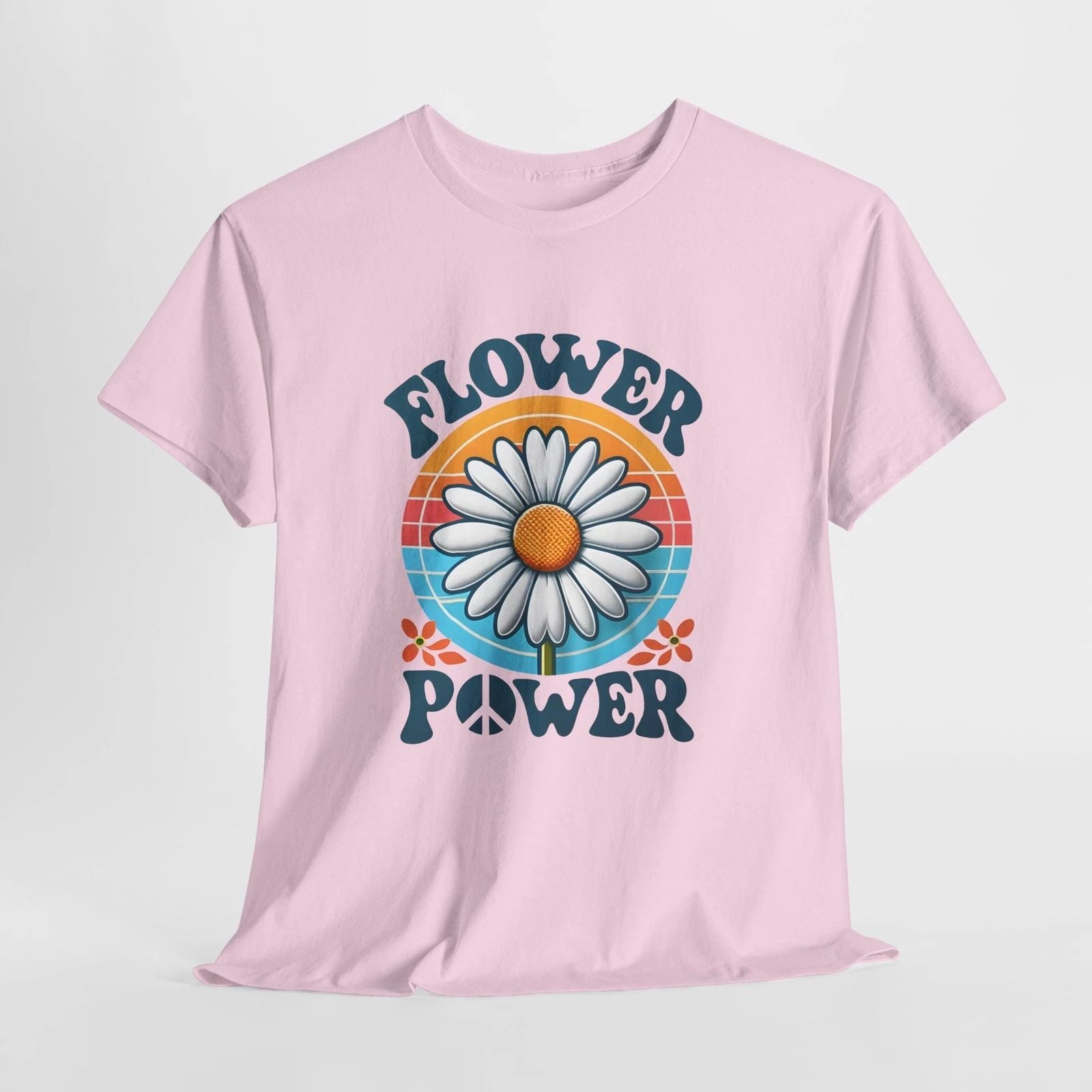 Hippie T-Shirt | Peace & Love Boho Tee | Retro 70s Aesthetic Shirt