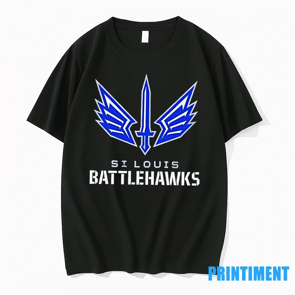St Louis Battlehawks Lockup Logo Tshirts Sweater