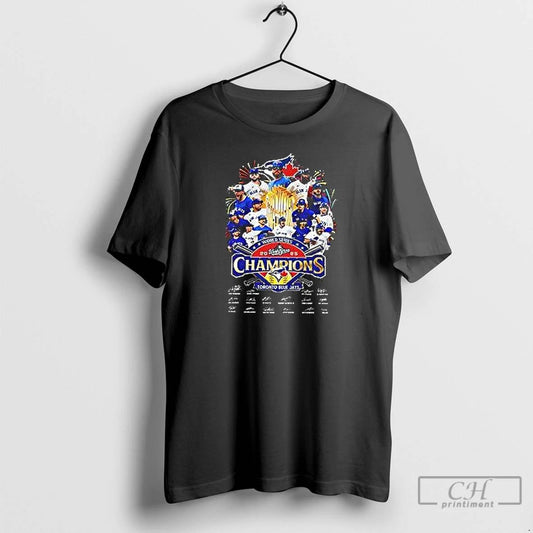 Premium Toronto Blue Jays Baseball World Series Champions 2025 Winner Vintage T Shirts