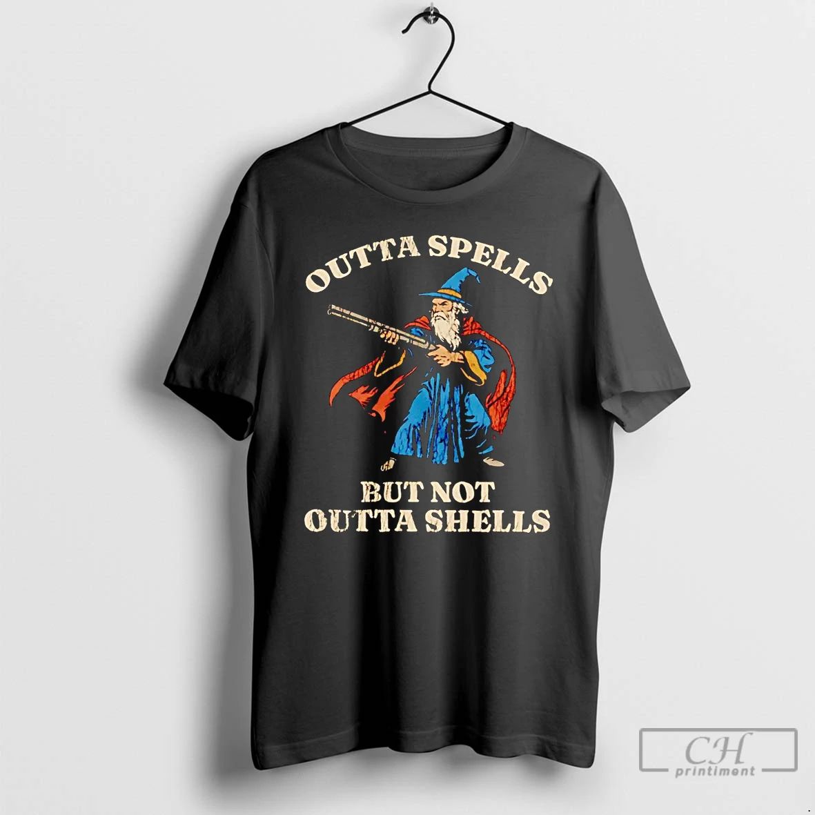 Classic Wizard Outta Spell But Not Outta Shells T Shirts