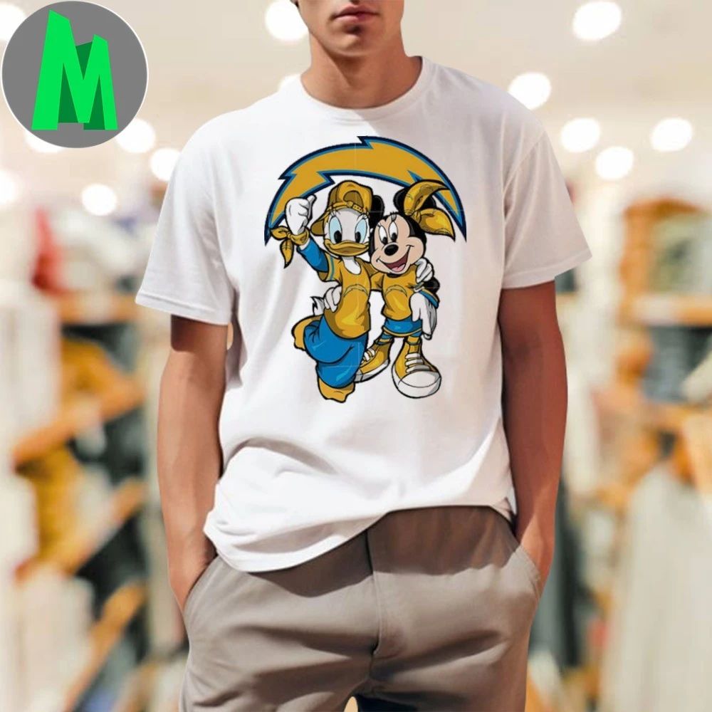 Daisy Minnie Los Angeles Chargers Logo 2025 Shirt