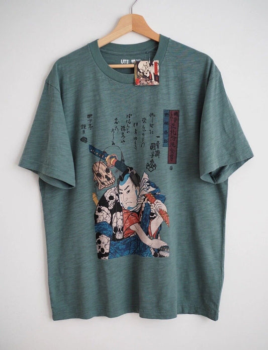 Uniqlo Ukiyo E Utagawa Kuniyoshi Japanese art streetwear print T shirt
