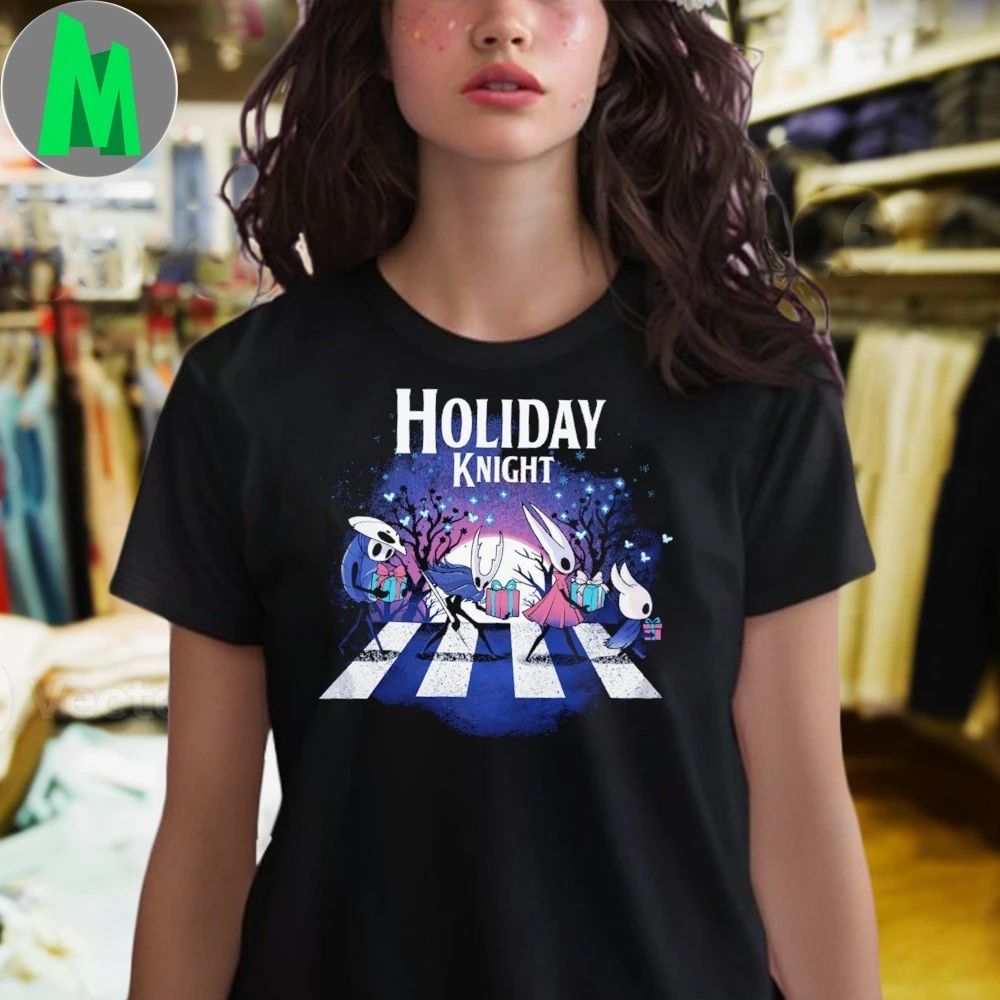 Hollow Knight The Knight, Hornet, Quirrel And Zote Holiday Knight Shirt